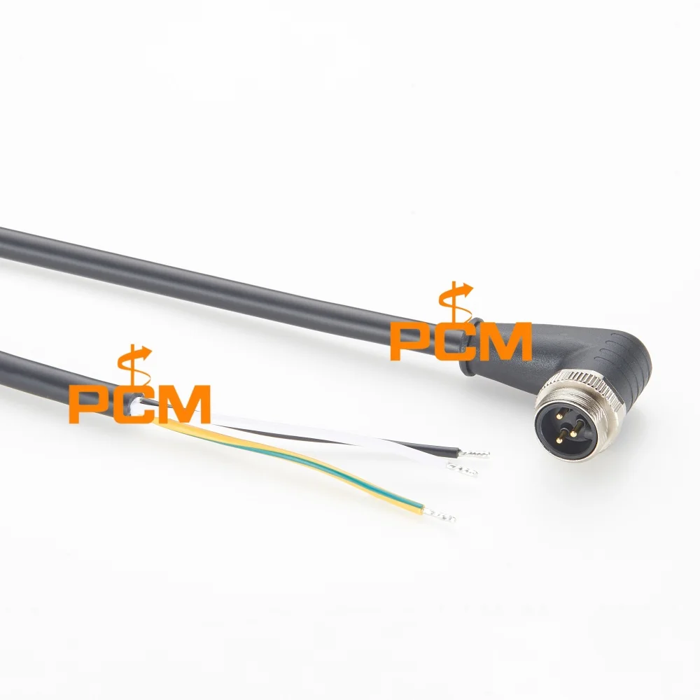Rechtwinkliges 7/8"-Mini-Wechselstromkabel für verteilte I/O-Module, DeviceNet, industrielle Automatisierungssensoren und Steuerungssysteme – Detail 2