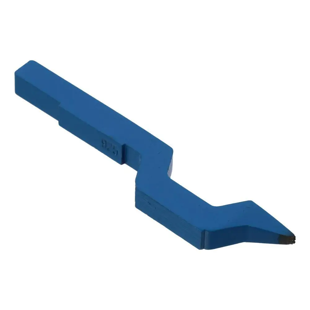 Steel Stamping Tool for DIY Jewelry, Steel Mold, Curved Design, Blue, Punch Stamp