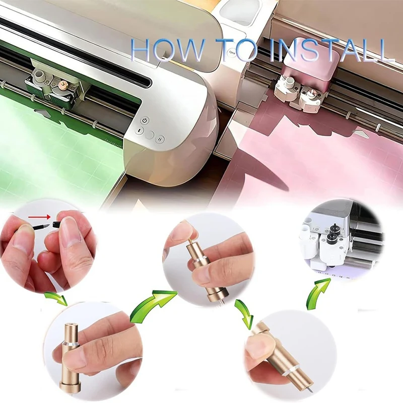 A81M New Fine Point Blade Housing Deep Cut Blade Replacement Compatible With 3 Explore 3 Air 2 For Craft Work Card