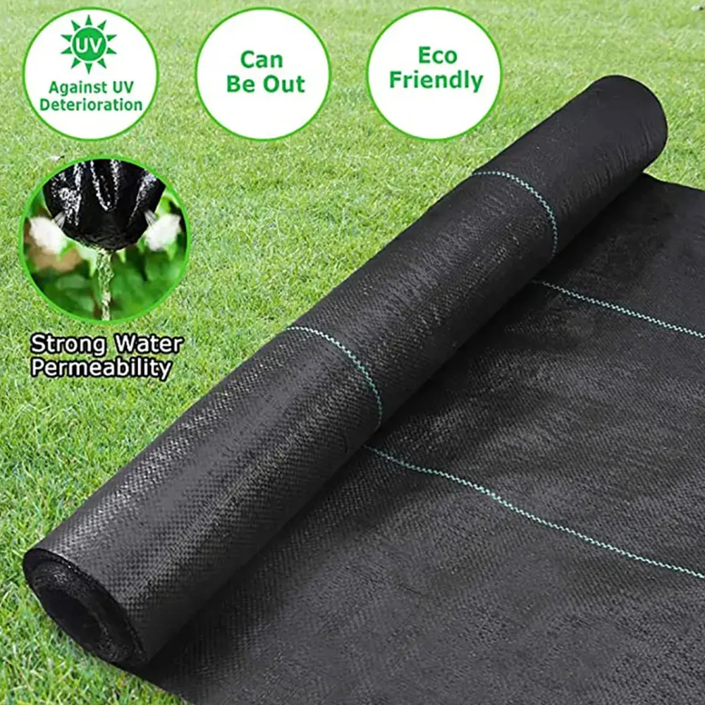 Commercial Grade Landscape Garden Lane Fabric Weed Barrier Geotextile Gravel Ground Cover Drainage Cloth