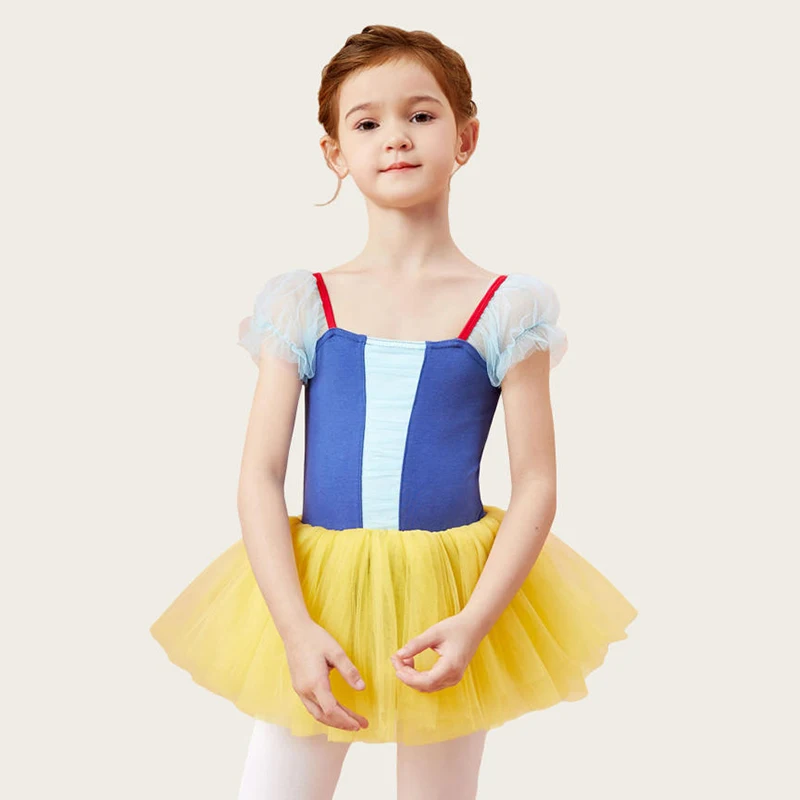 Mädchen Ballett Kleid Prinzessin Tutu Rock Leistung Tanz Kostüm Blase Hülse Koreanischen Stil Praxis Tragen