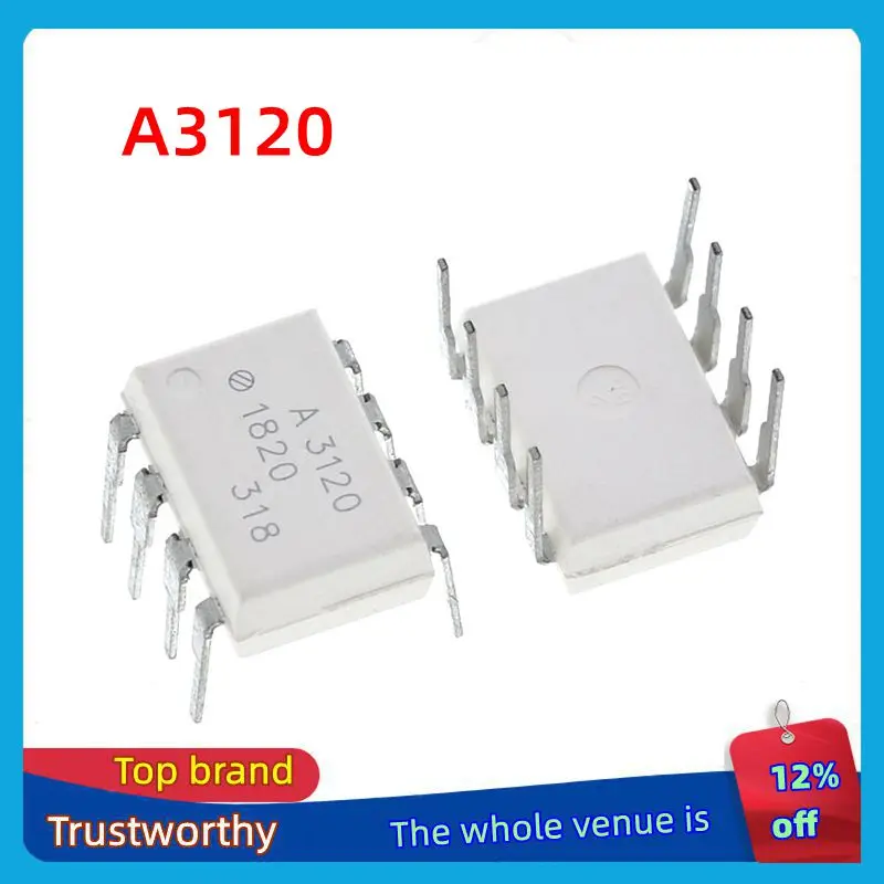 5/10 قطعة HCPL3120 HCPL-3120 A3120 A 3120 لوحدة التحكم