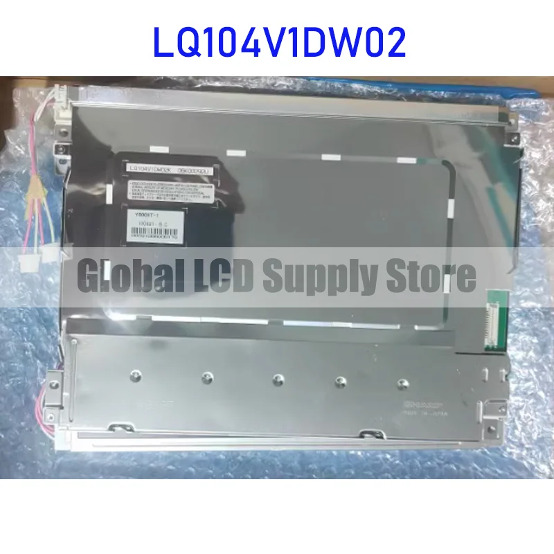 LQ104V1DW02 10.4 Inch LCD Display Screen Panel Original for Sharp Brand New 100% Tested