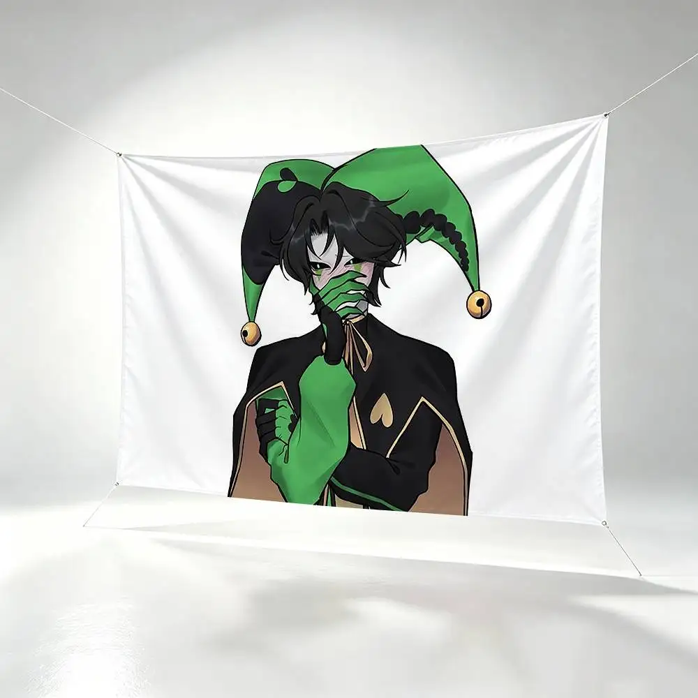 The Freak Circus H-Harlequin Flags Wall Hanging Background Art Banner for Bedroom Home Outdoor Decor