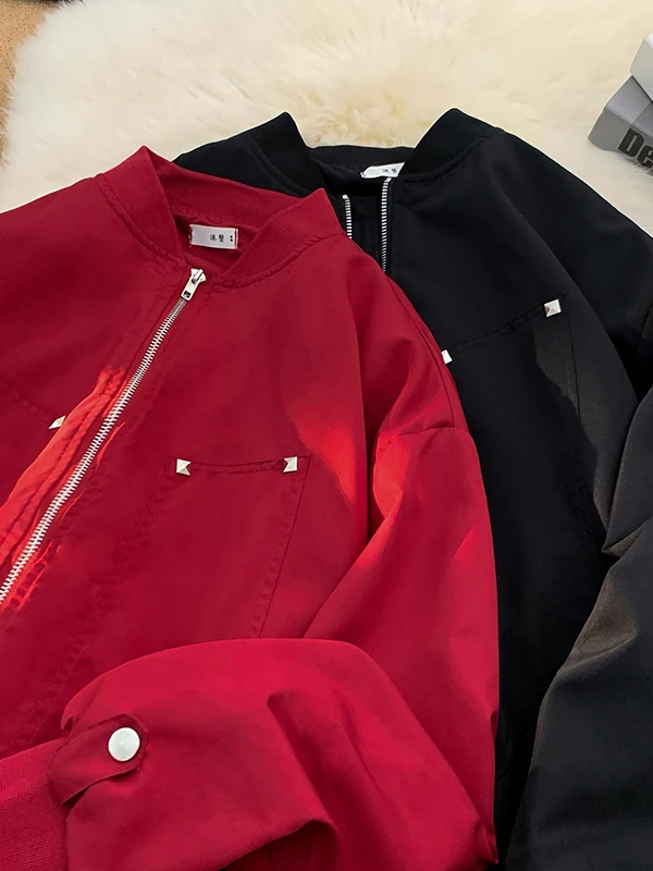 

Мужская куртка-бомбер American Sle Pilot Jaet для весны и осени, модная повседневная рабочая одежда, уличный стиль, для пар, верхняя одежда