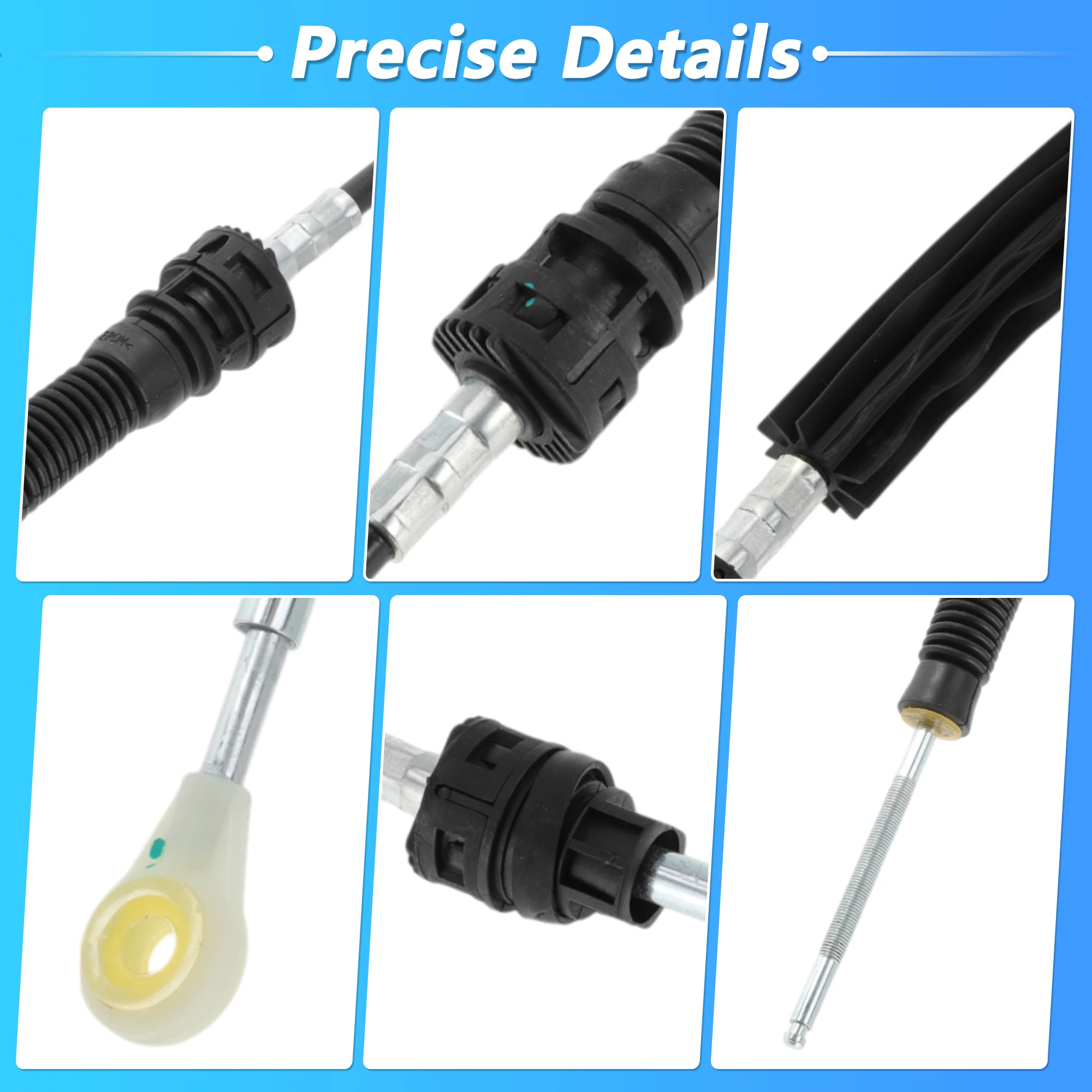 UXCELL No.1J0711265K Manual Trans Gear Shifter Cable for Volkswagen Beetle Golf Jetta - view 3