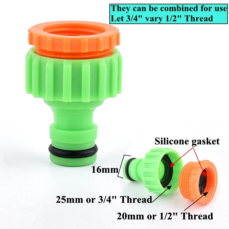 2Pcs~15Pcs Garden Plastic Quick Connector 1/2