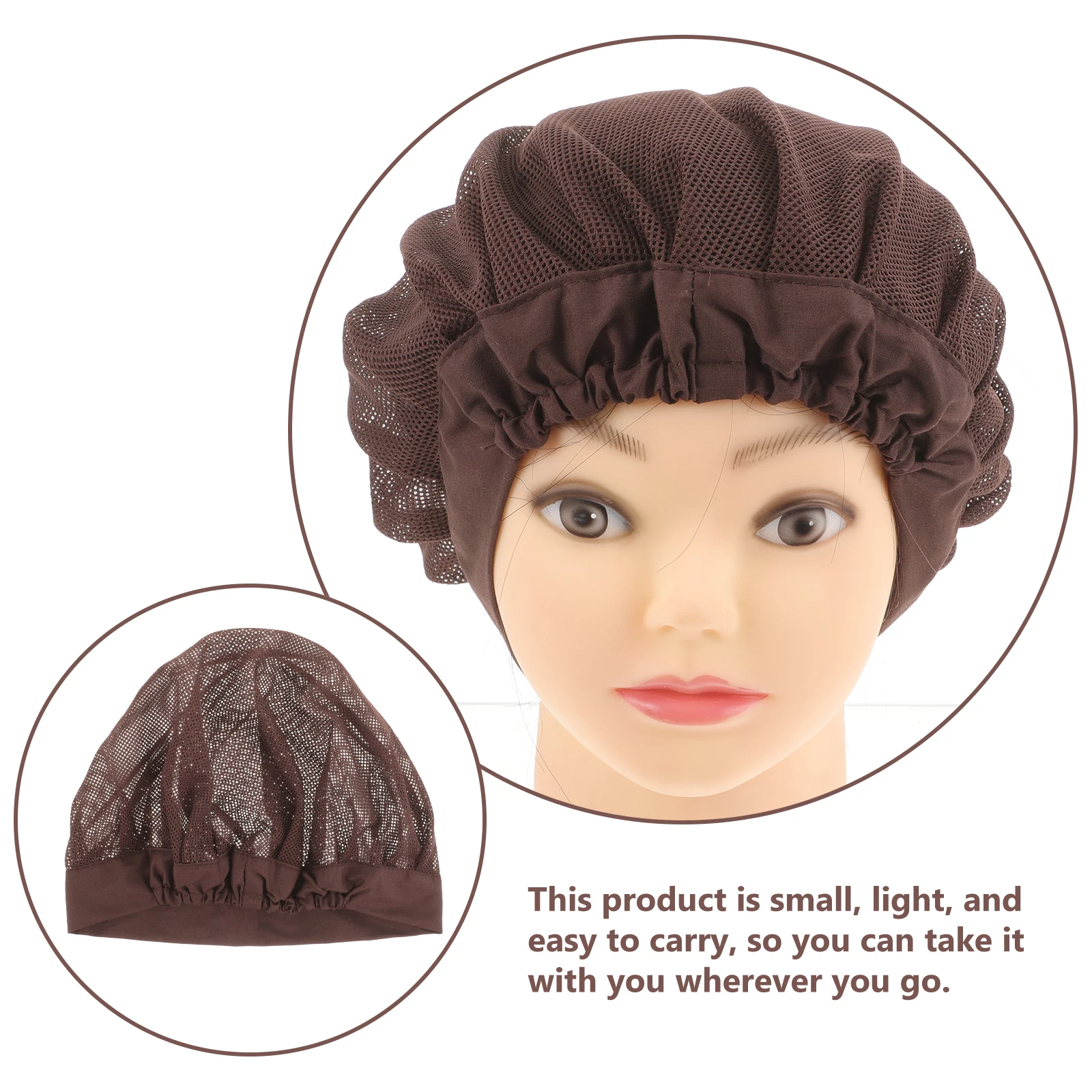 

Breathable Cotton Hat Cap Lightweight Women Hair Loss Net Hat Sleep Reusable Disposable Sanitary Workshop Wear Dustproof