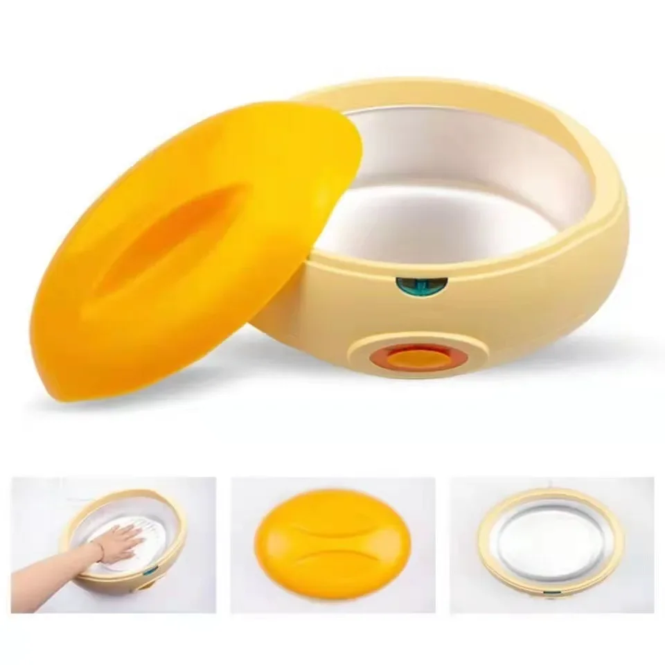Waxing Machine Melt WaxerBeauty Wax Bean WarmerDouble Inner PotTear & Tear Underarms Legs Face Limbs Hair Removal Paste