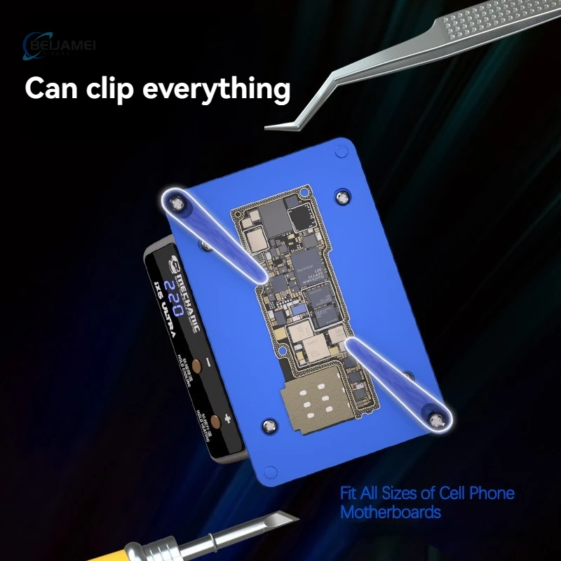 Small Heating Platform iX5Ultra 100x80mm for Layered Bonding Tin Plating & Adhesive Removal Breakthrough in Precision Heating