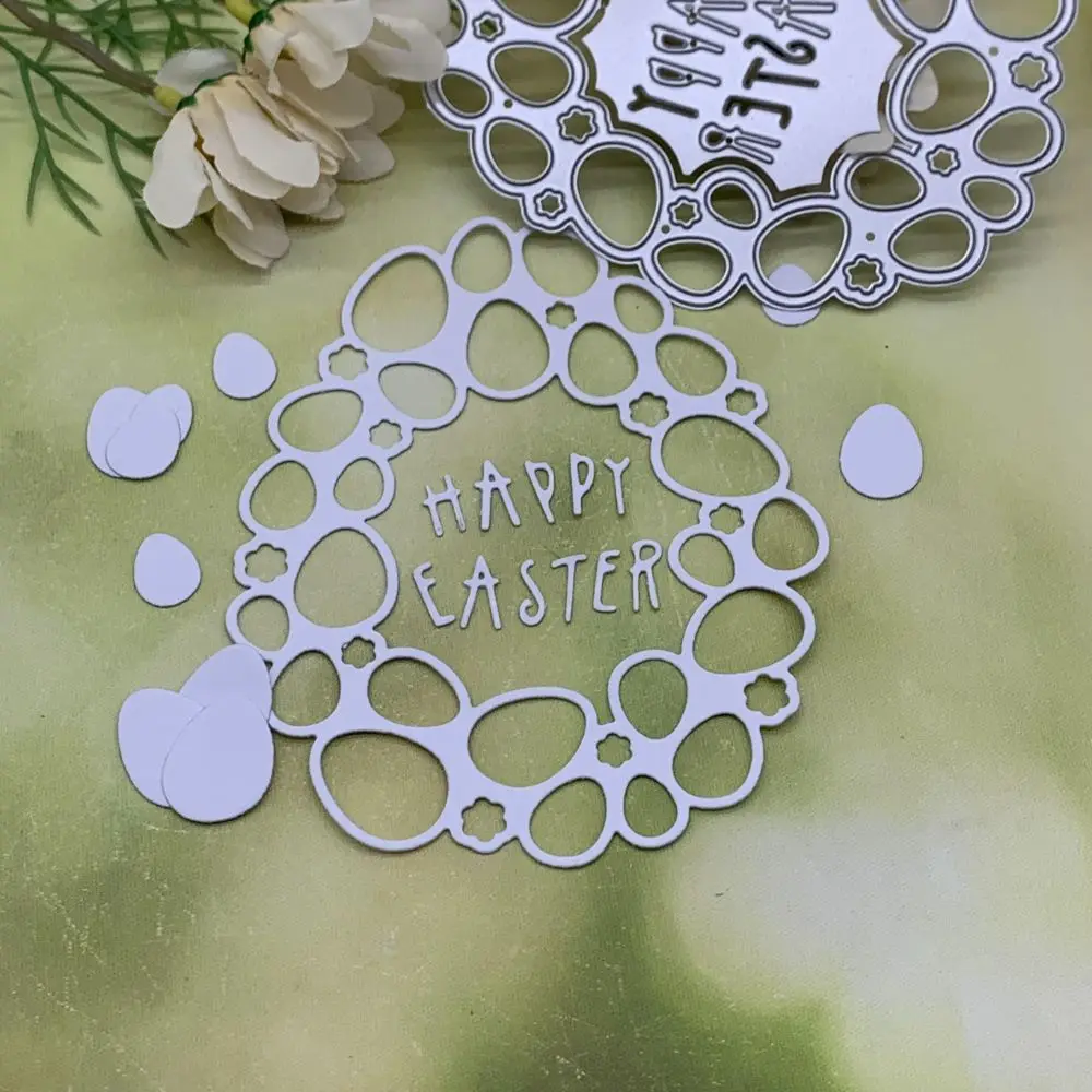 Nowa seria wielkanocna wykrojniki do metalu szablony wycinane dla majsterkowiczów Scrapbooking album papierowe wytłaczanie kartek