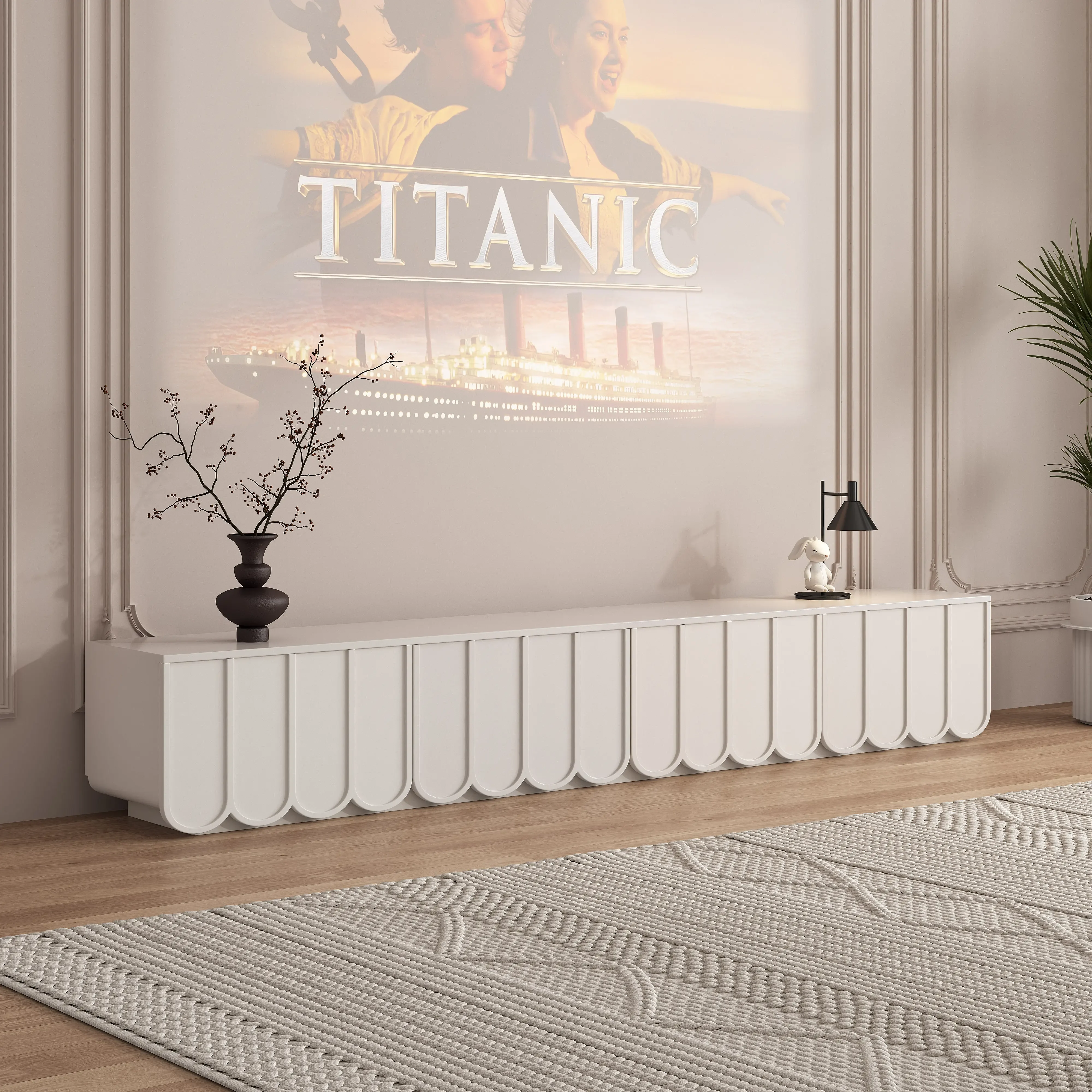 Interior Design White And Wood - Design Modern Tv-meubel Interieur Luxe Minimalistisch