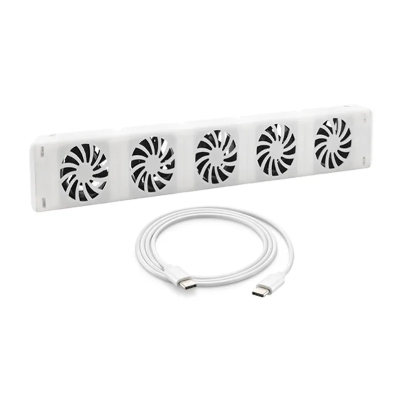 Foreign trade 5V household heating fireplace magnetic heating hot air accelerated circulation radiator cooling fan