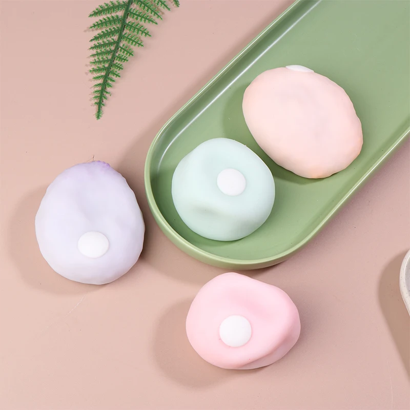 Squeeze Table Toys Plasticity Ice Skin Super Soft Ultra-thin Feel Sticky Ball Light Squeez Stress Relieving Toy