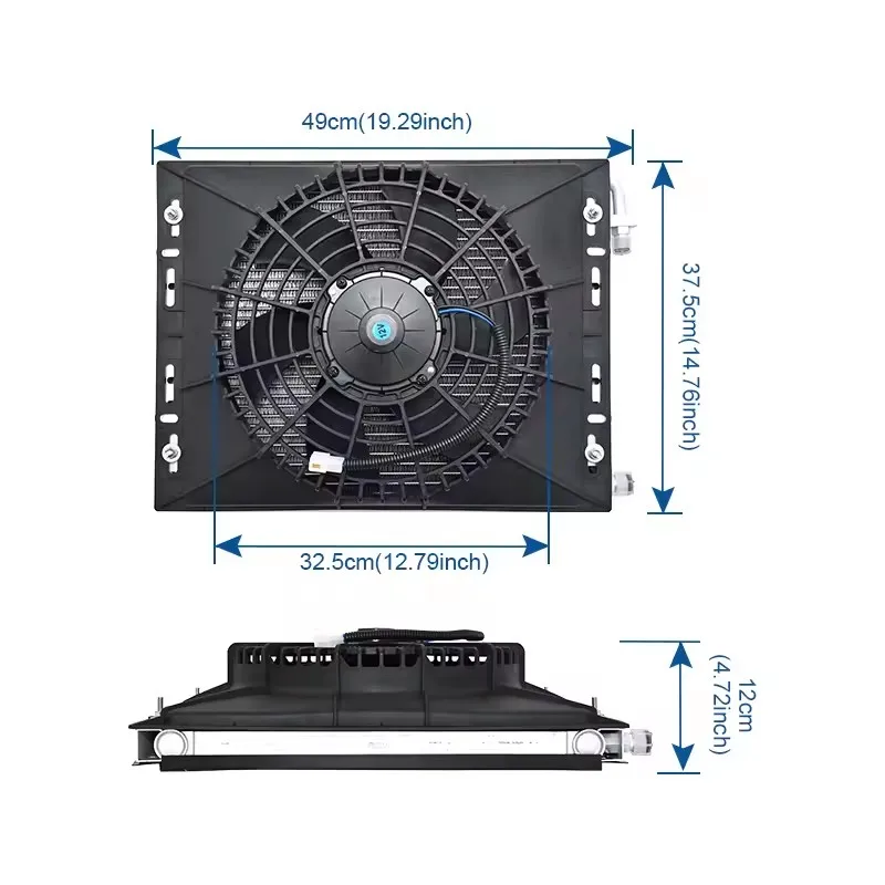 404 4 furos universal automotivo ar condicionado com controle remoto compressor elétrico 12v/24v ar condicionado e sistema de aquecimento