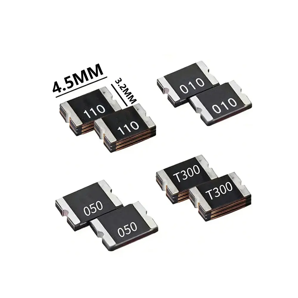 Фото 20 шт. PPTC самовосстанавливающиеся SMD-предохранители 1812 (0.1A, 0.2A, 0.25A, 0.35A, 0.5A, 0.75A, 1A, 1.5A, 2A, 3A) 6В, 12В, 24В, 30В
