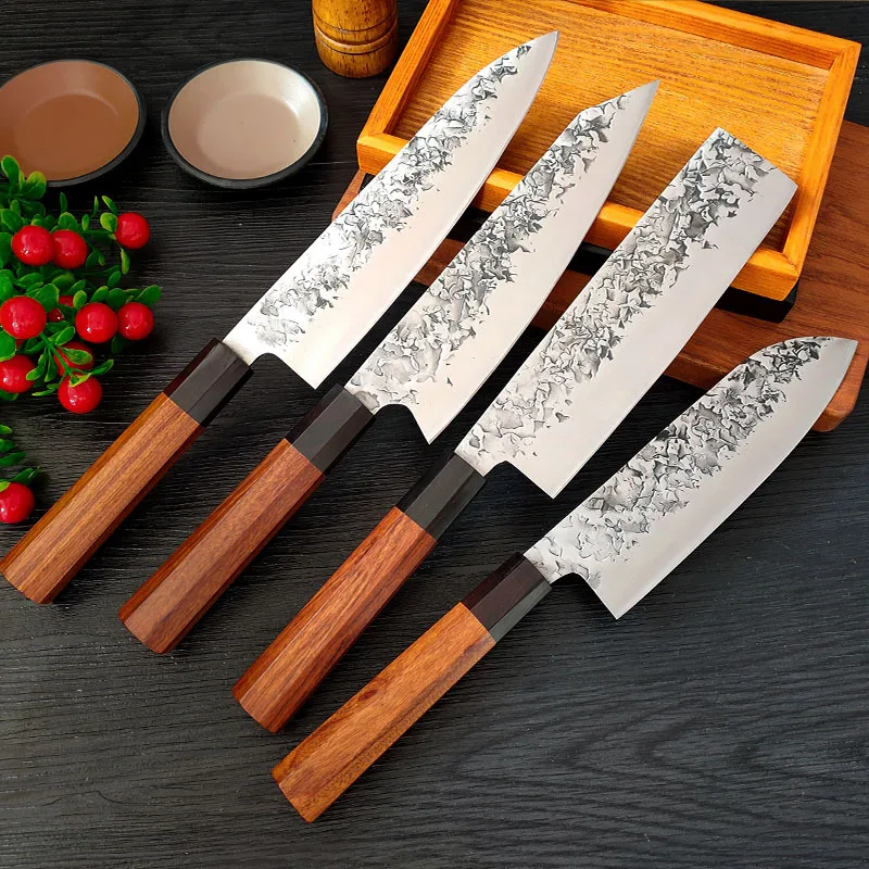 

Japanese Chef Knife Set Professional Sushi Sashimi Knife 1-5pcs Butcher Slicing Deboning Meat Cleaver Cooking Tools