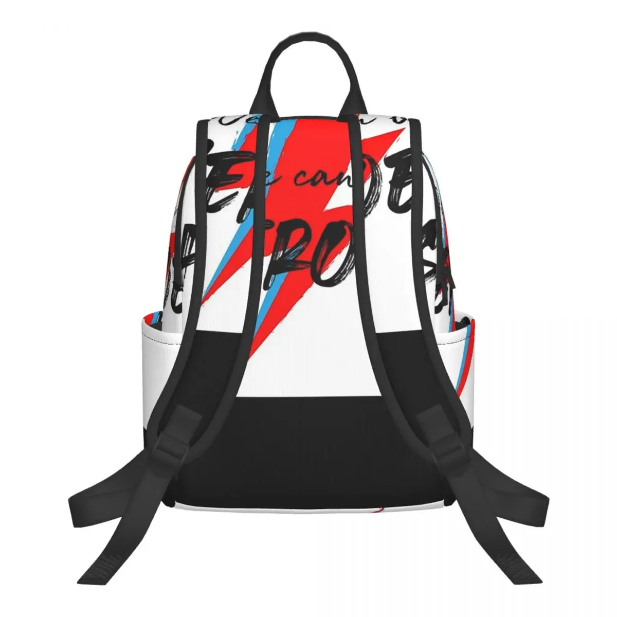 We Can Be Heroes - Bowie Student Backpack School Bag Hiking Travel Daypack for Boys Girls Bookbag Shoulder Bags