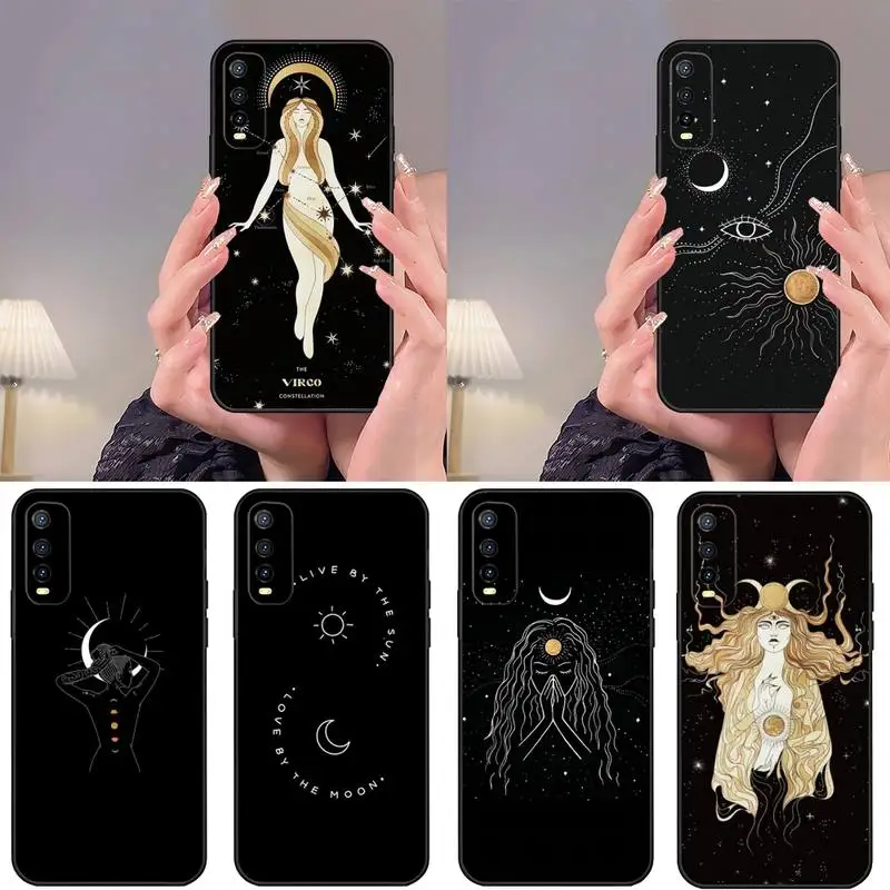 Witch Moon Tarot Mystic Totem Phone Case For VIVO Y95 Y93 Y20 V19 V17 V15 Pro X60 NEX Soft Shell Cover Mobile Phone Accessories