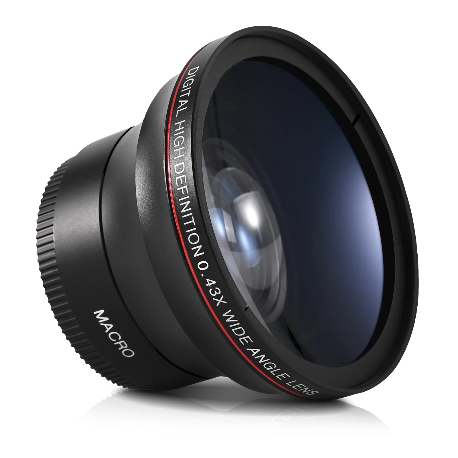 Lightdow 52MM 0.43x HD Super Wide Angle Lens 0.43x With Macro Portion Affiliated Lens for Cannon Nikon Sony Camera Lens