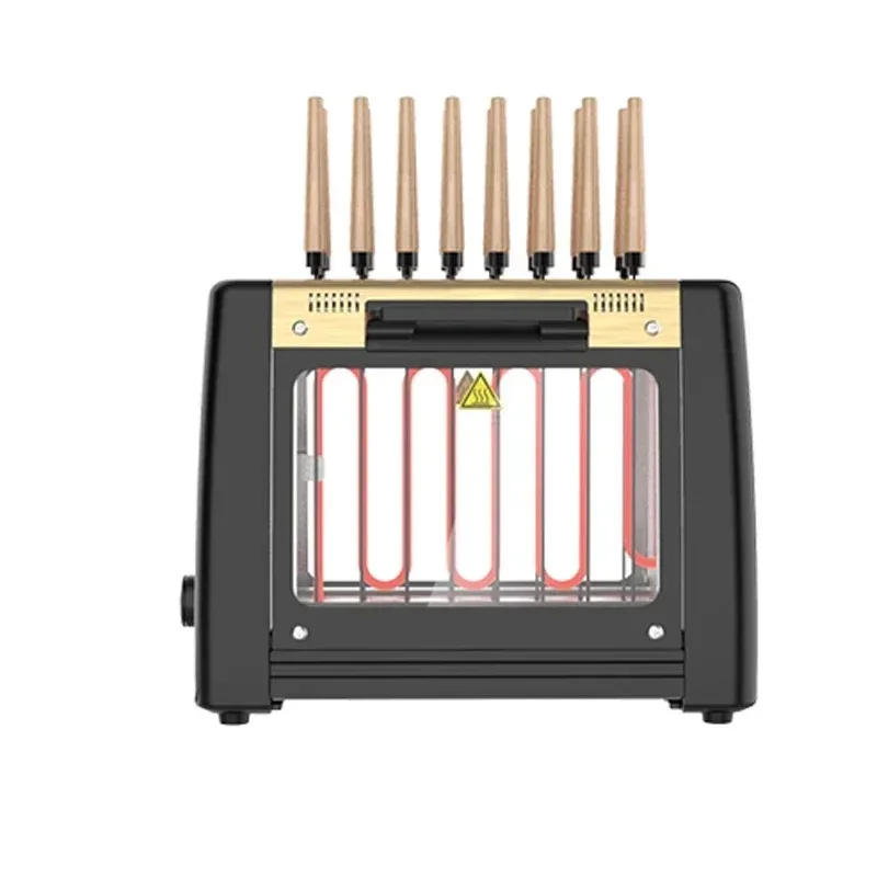 Household 220v Smokeless Rotary Electric Grill 220V/1200W Barbecue Grill Barbecue Grill Household Automatic Rotating Skewers Mac