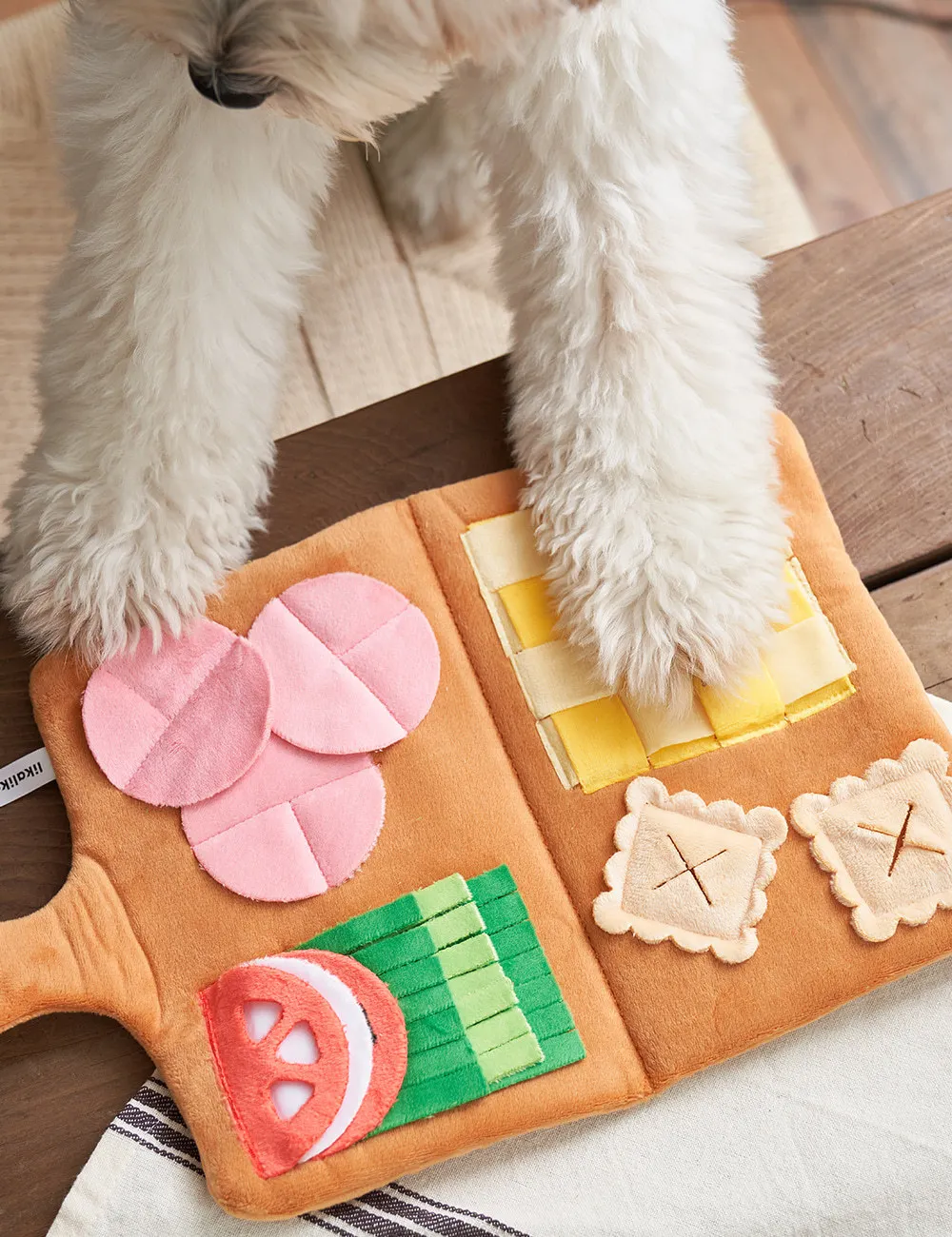 New menu cute pet hide food sniffing toys let the pet dog dog pass the time vocal plush toys pet supplies fashion exquisite