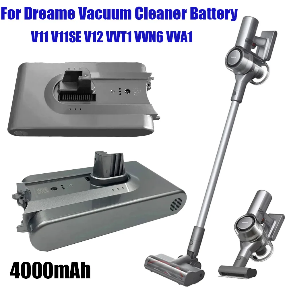 2024 New For Dreame V11 V11SE V12 VVT1 VVN6 VVA1 Wireless Vacuum Cleaner Battery Pack Replacement