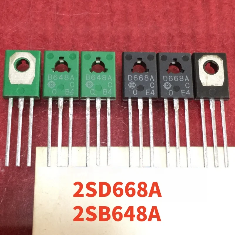 

10 pairs/20 pcs (10pcs 2SD668A+10pcs 2SB648A) 100% new original 2SD668A 2SB648A D668A B648A Audio amplifier pairing tube