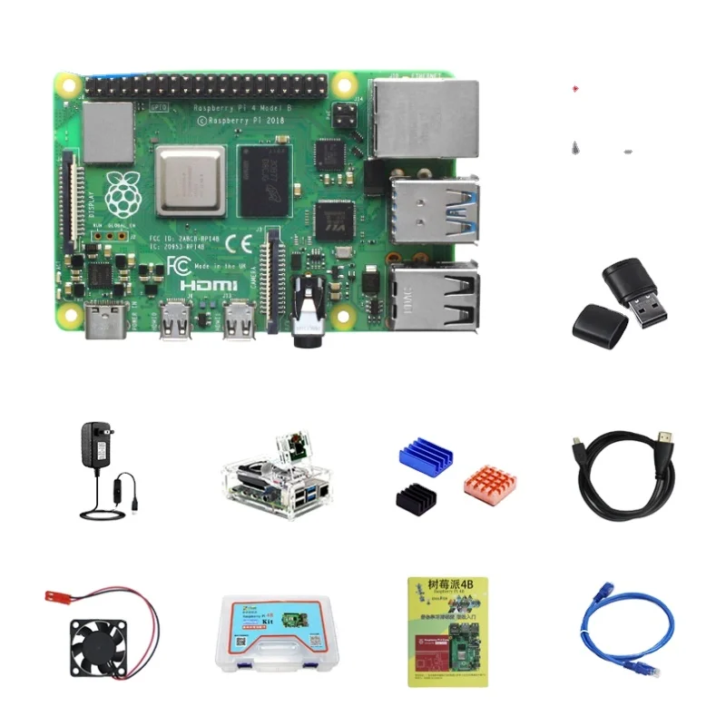 New Original Raspberry Pi 4B 1G 2G 4GB 8GB BCM2711computer Raspberry Pi 4 Complete Kit Raspberry Pi 4 ,4 g