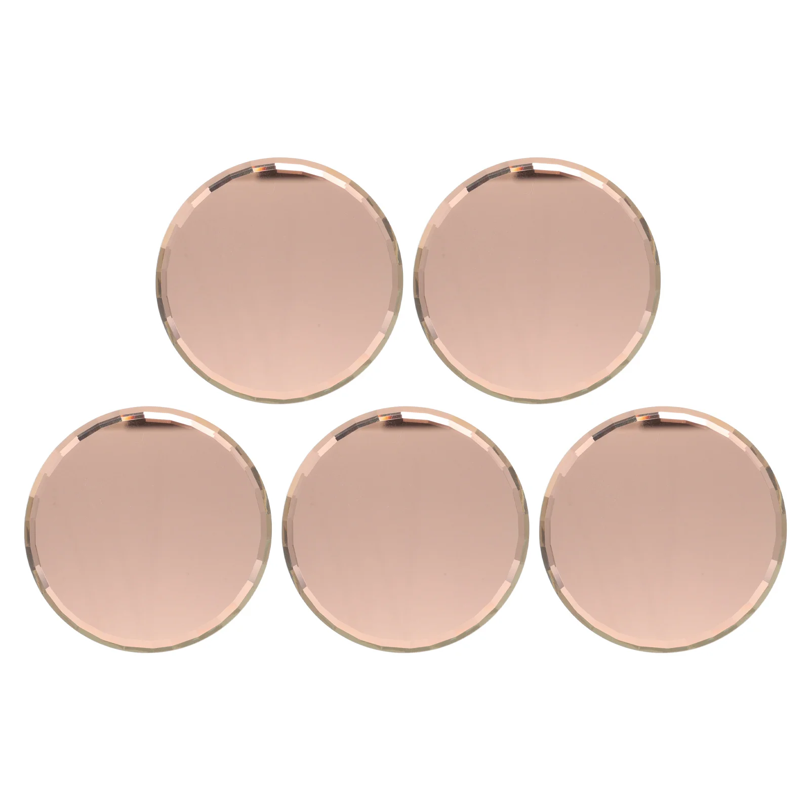 

5Pcs Lash Extension Tool Lash Holder Decorative Eyelash Organizer Round Pallet Stable Smooth Surface Eyelash Extension Glue Tray