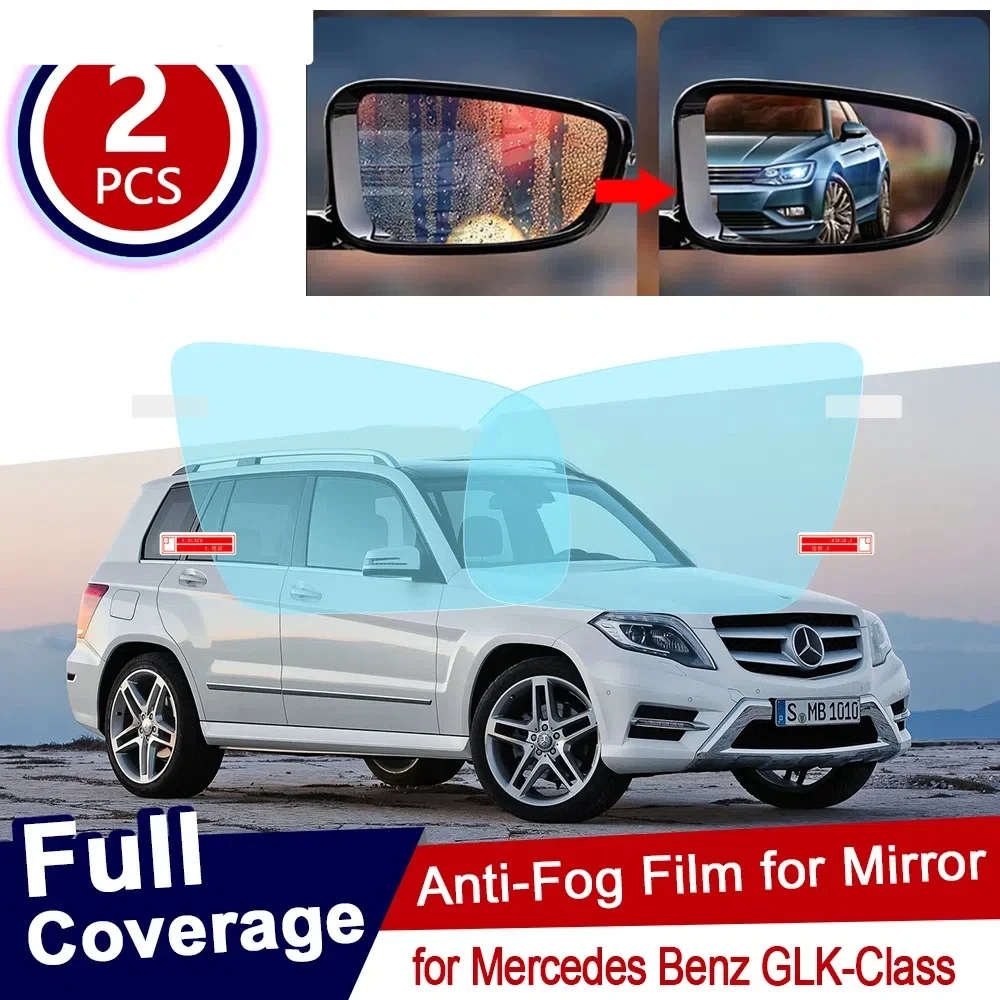 Anti Fog Film Rainproof Rearview Mirror Accessories For Mercedes Benz GLK-Class X204 GLK280 GLK300 GLK350 GLK220 250 300 220 250