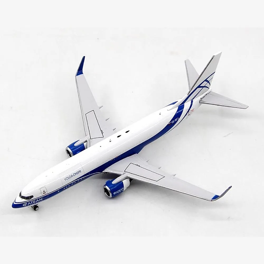 DiecastPandaModel 202202 Skybridge Aviation B737-800 Cargo VQ-BFS Aircraft Model 1/400 Scale Simulation Aeroplane Model Gift Toy