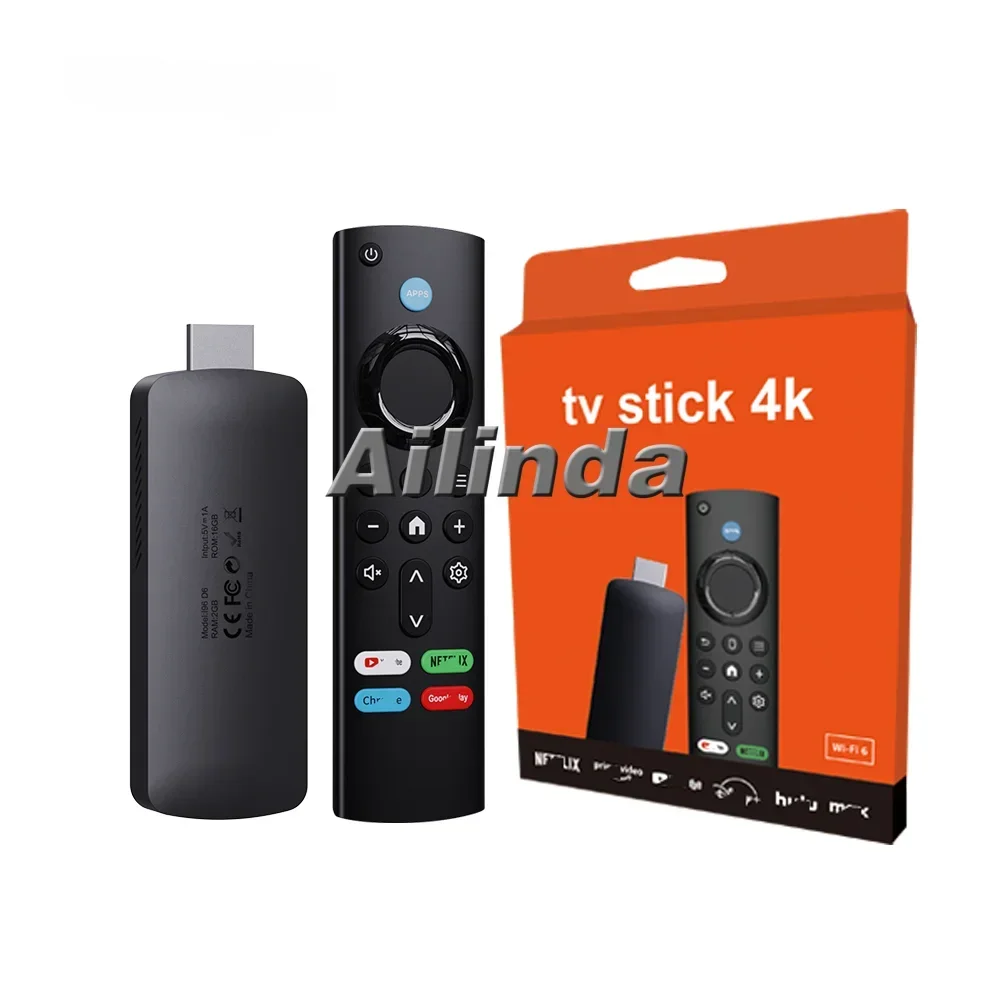 I96 D1 H313 1GB RAM 8GB ROM Stick TV 4k Best Android Fire lite Alexei Voice Remote Control Fire TV Stick 4k