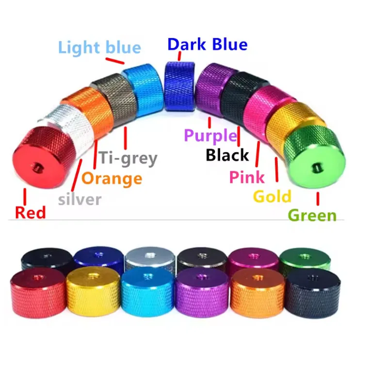 5Pcs M2-M6 UNC 6#-32 Colorful Aluminum Alloy Knurled Thumb Nut Round Hand Tightening Nut DIY Hardware Fastener Assortment
