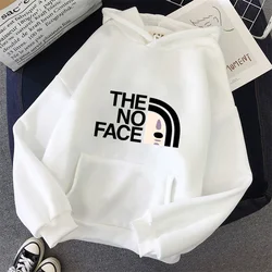 Fashion The not face Women Hooded Male Warm Fleece Hoodies Loose  Men Hoodie Unisex Hip Hop Y2k Streetwear  Casual Hooded Tops