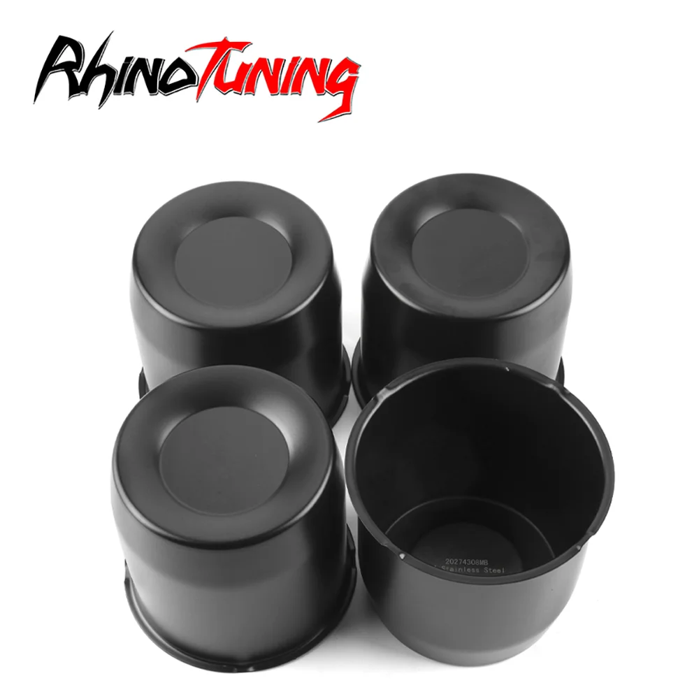 

Rhino Tuning 1pc/4pcs 140mm(5.55in)(+ -1mm)/125mm(4.92in)(+ -1mm) Caps for Alloy Wheels Rim Hub Cup Cover Interior Accessories