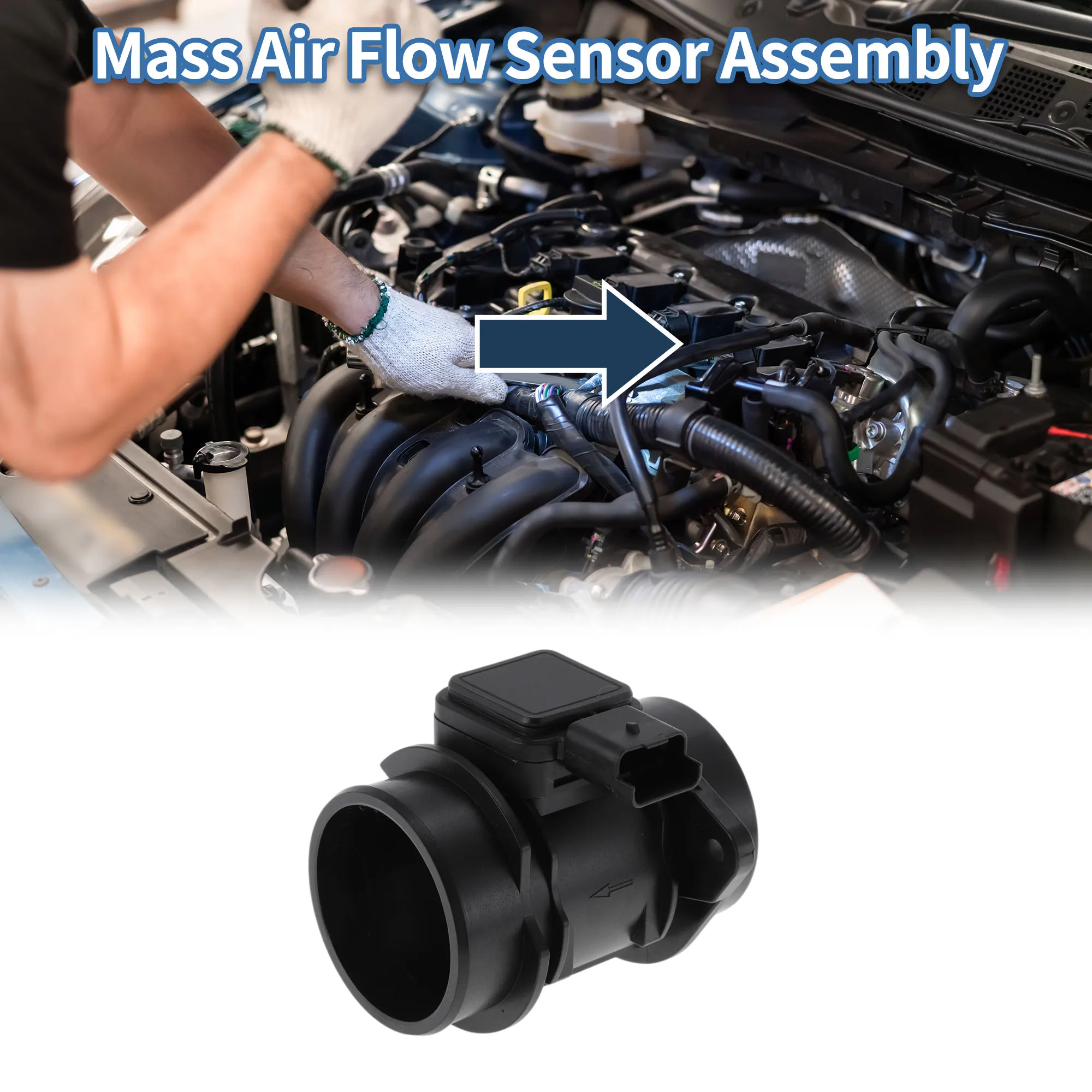 

Датчик массового расхода воздуха UXCELL в сборе No 2S6Q12B579BA для Ford Fiesta 2001-2008 гг.