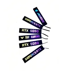 ARGB 5090 5080 GPU Lighting Panel,RTX4090 4070 VGA Backplate,MOD 3090 Video Card Side Plate,Gamer Cabinet Faith Lamp AURA SYNC