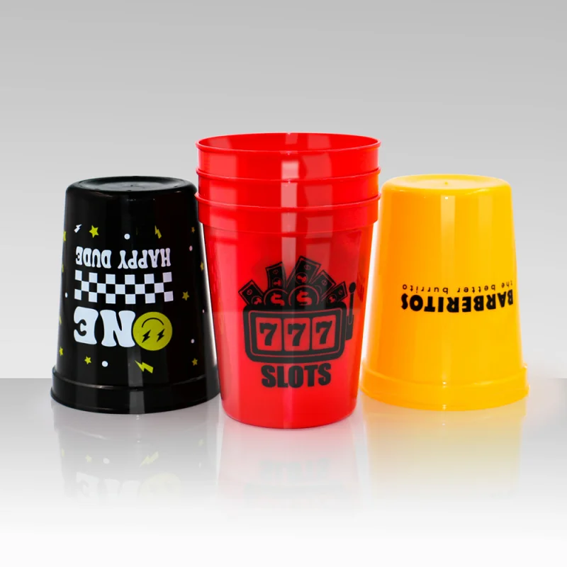 Custom.12oz 16oz 18oz coloré PP plastique dur standardisé avec votre logo, tasses à saumon