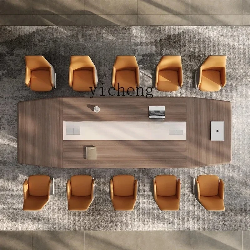 CZ-10  conference table and chair combination strip table simple modern large reception negotiation training meeting room