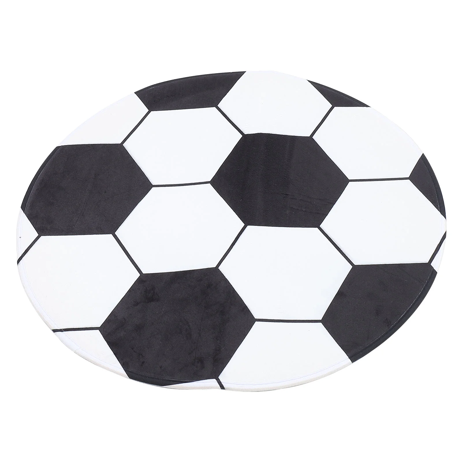 Black Carpet Round Rug Soccer Decorative in Shape Bedroom Football Shoes Shaped White Front Door Floor Mat Child