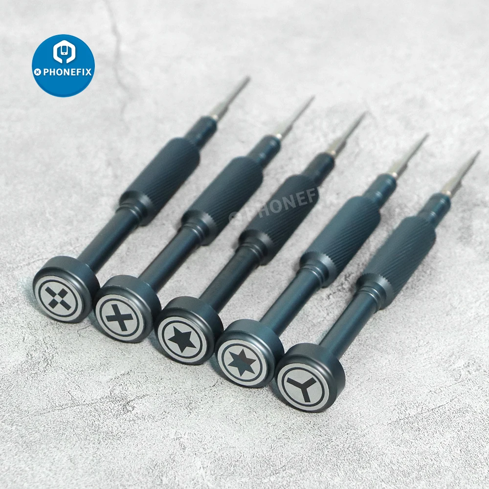 Maant Mijn-901 Precisie Schroevendraaier 6in1 Schroevendraaierset T2 Y0.6 Torx 0.8Mm Hex T2 Voor Iphone Demontage Telefoon Reparatie Tools Kit