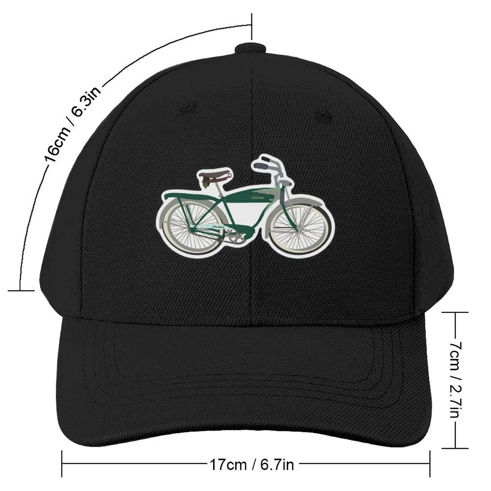 Schwinn Green bike Baseball Cap Military Cap Man Visor tea Hat Women's Beach Outlet 2024 Men's