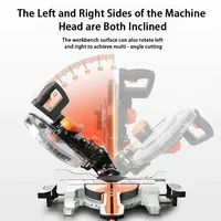 12 Inch 305mm Sliding Wood Miter Saw Single Bevel with Laser LED Light Electric Power Tool Cutter 45° Aluminum Sawing Machine