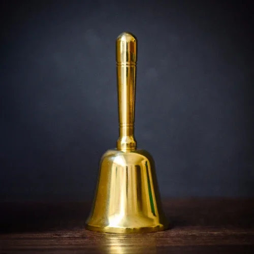 Golden Phantom Bell Chop Bell Magic Tricks Gimmick Props Magician Accessories Close Up Stage Illusion Mentalism Funny Magician