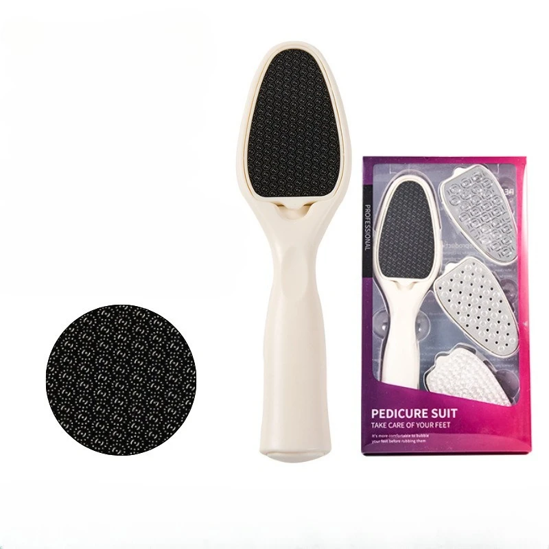 4-Piece Set Nano Glass Foot Rubbing For Household Dead Skin Keratin Grinder Foot Grinder Foot Board File Gift Box