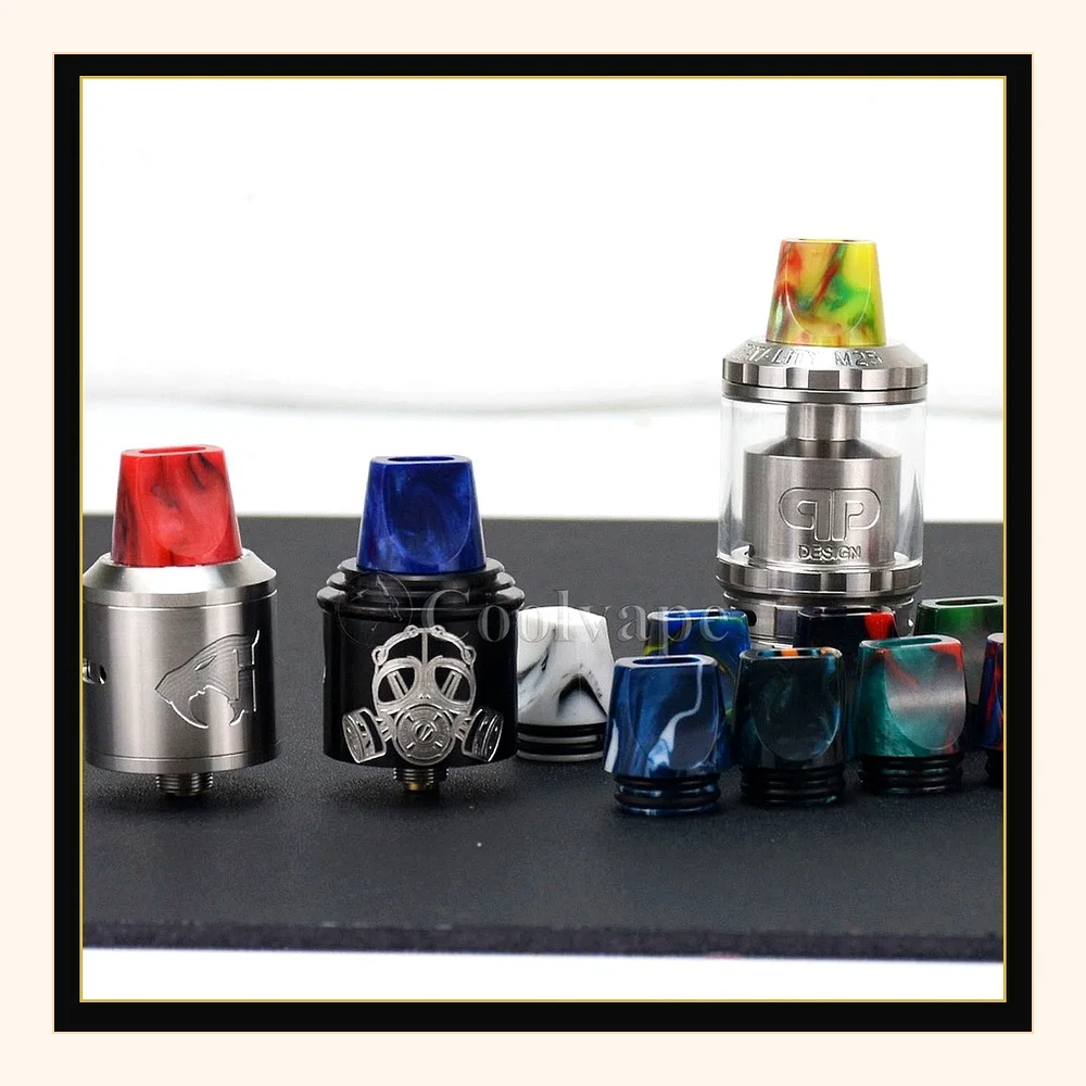 810 Drip Tip in Random Color Resin for Apocalypse GEN 2 RDA and Goon V1.5 RTA
