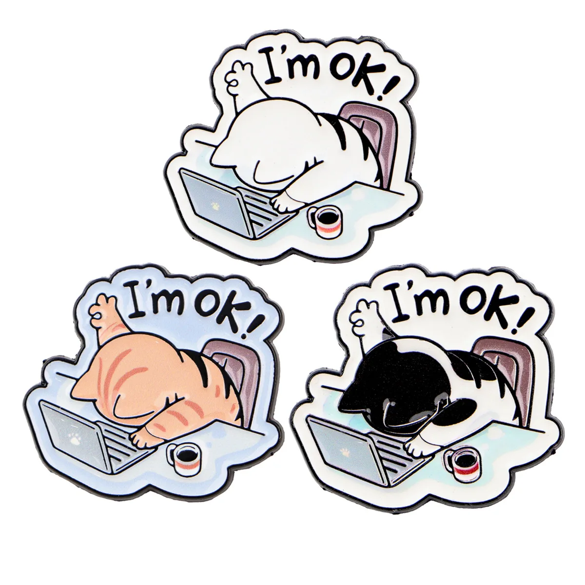 Office Life-Saving Cat Brooch! 