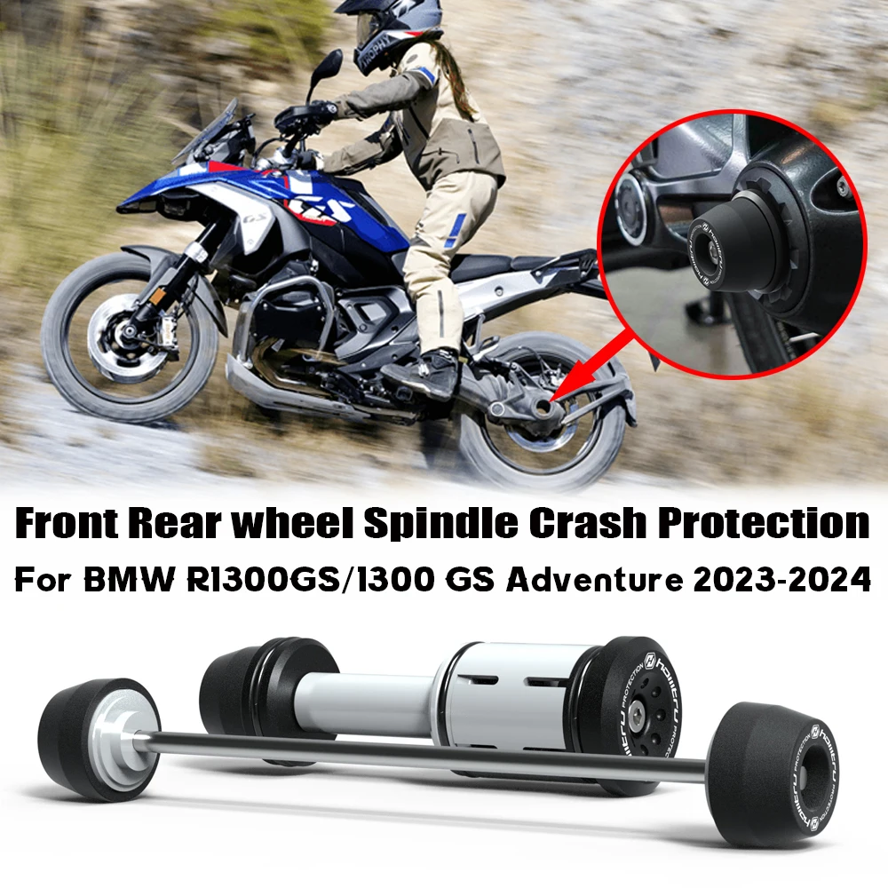 

Для Мотоцикла BMW R1300GS/1300 GS Adventure 2023-2024 защита от ударов переднего и заднего колеса шпинделя