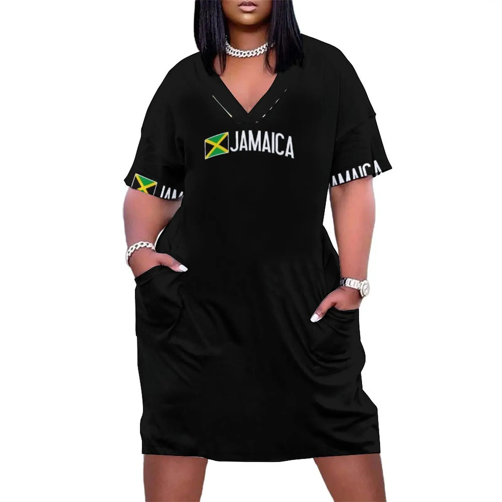 Jamaica Loose Pocket Dress Women